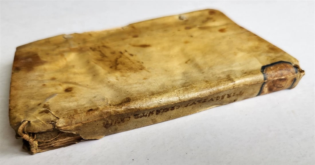 1546 Andre TIRAQUEAU Regii in senatu antique VELLUM BOUND - 2