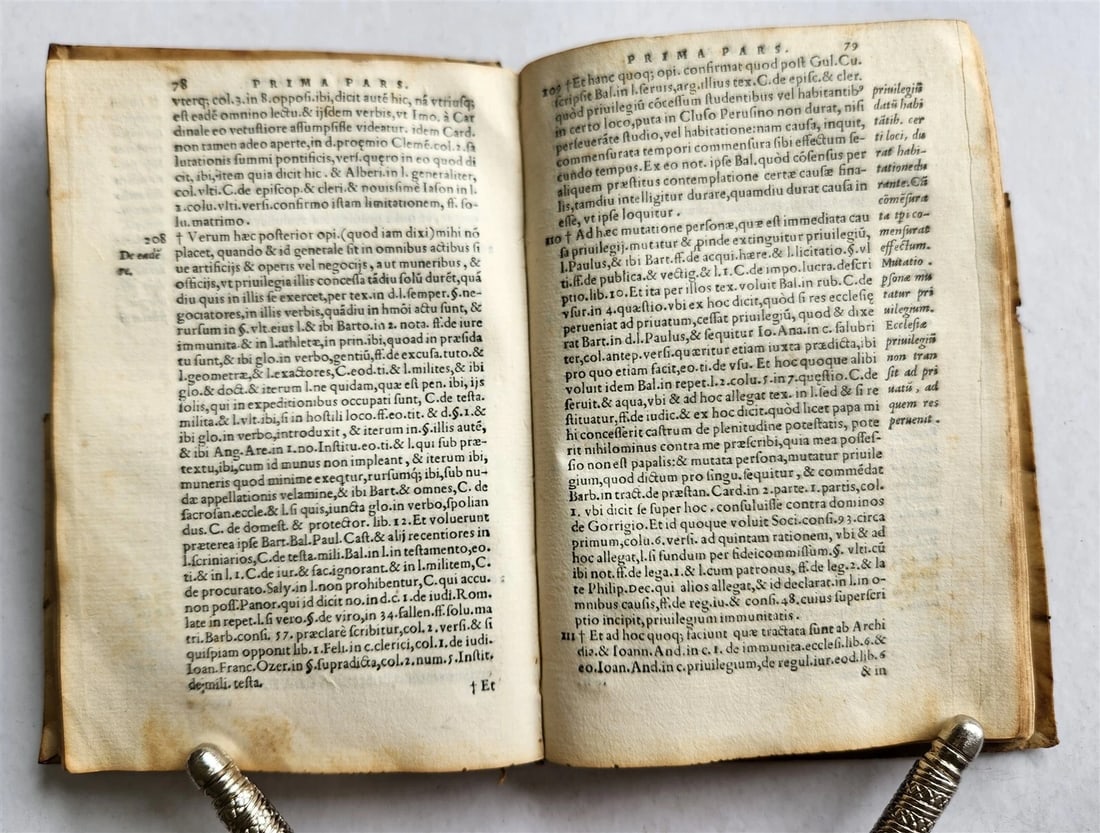 1546 Andre TIRAQUEAU Regii in senatu antique VELLUM BOUND - 8