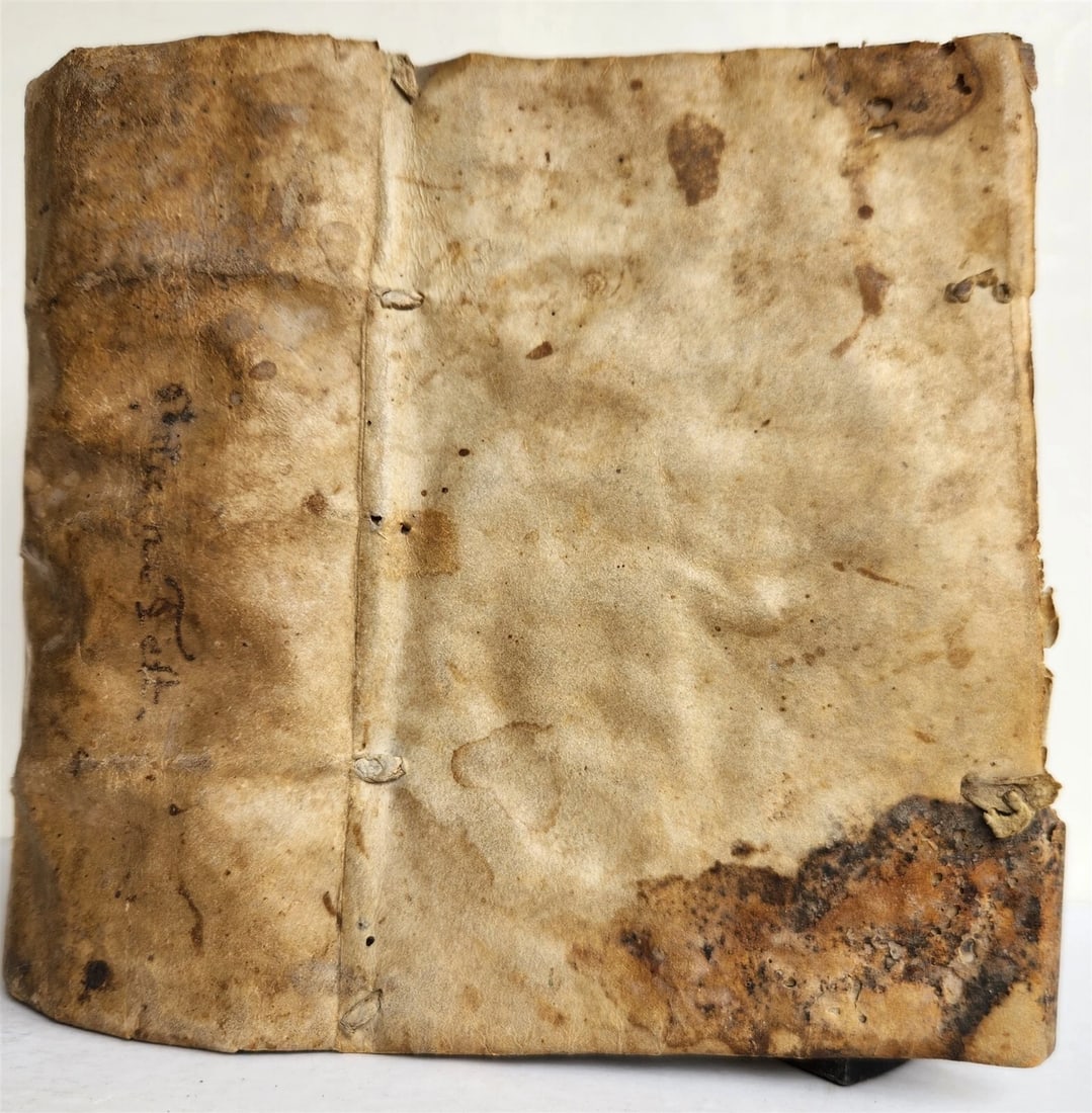 1574 Jean TIXIER antique VELLUM BOUND Officinae Ioannis Rauisii Textoris - 2