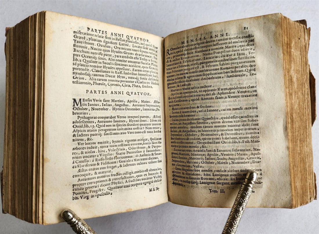 1574 Jean TIXIER antique VELLUM BOUND Officinae Ioannis Rauisii Textoris - 6