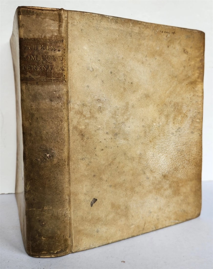 1558 TERENCE in ITALIAN antique 16th CENTURY vellum - 2