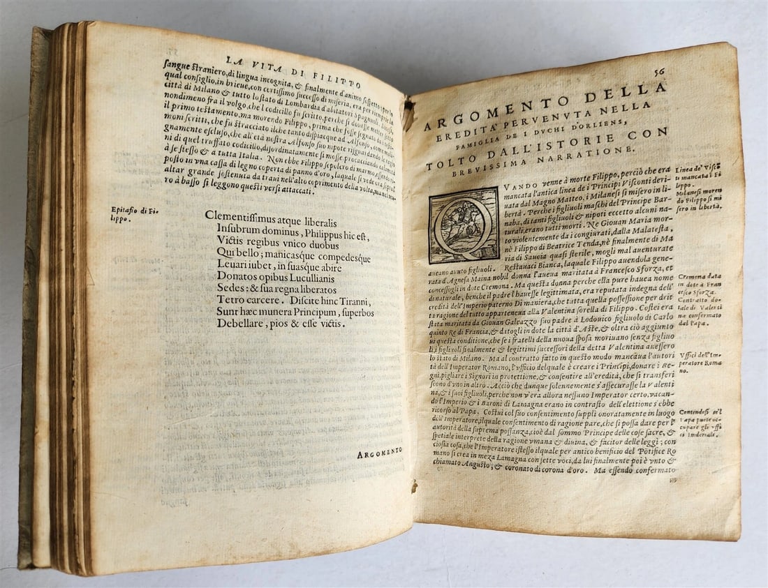 1561 Paolo GIOVIO LIVES of NINETEEN ILLISTRIOUS MEN antique 16th CENTURY - 6