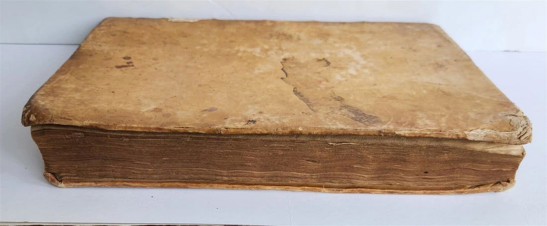 1582 LAW BOOK by CLARO GIULIO antique VELLUM BOUND FOLIO 16th CENTURY - 3