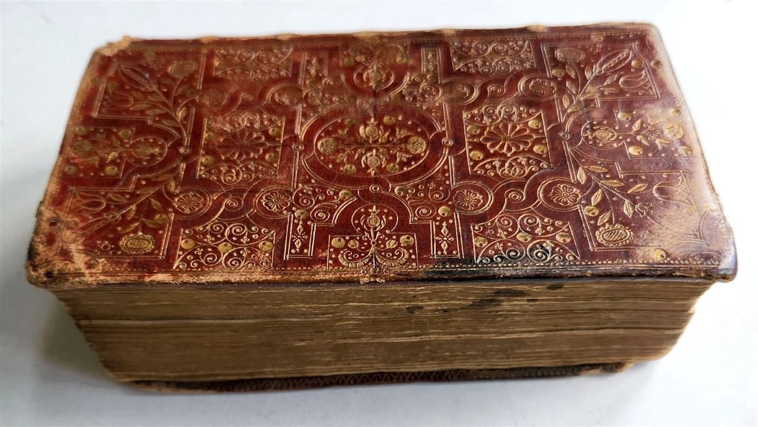 1681 BIBLE in ENGLISH antique FINE ORIGINAL BINDING Old & New Testament - 5