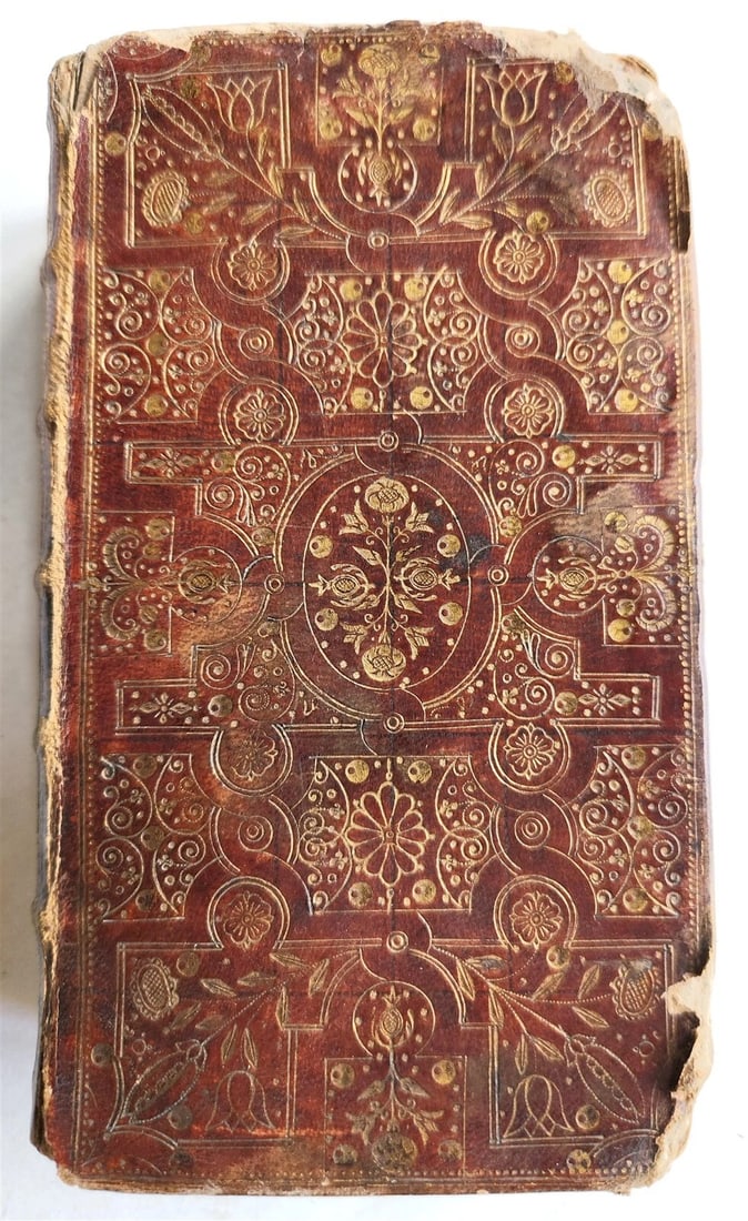 1681 BIBLE in ENGLISH antique FINE ORIGINAL BINDING Old & New Testament - 6