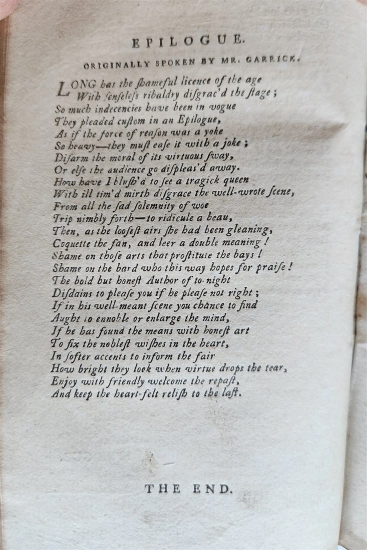 1796 MAHOMET the IMPOSTOR A TRAGEDY antique in ENGLISH - 8