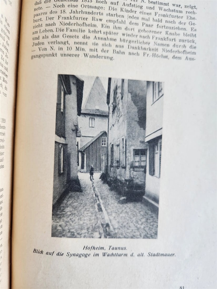 1938 JEWISH EXCURSIONS in FRANKFURT antique GERMAN Judaica ILLUSTRATED pre-WWII - 5