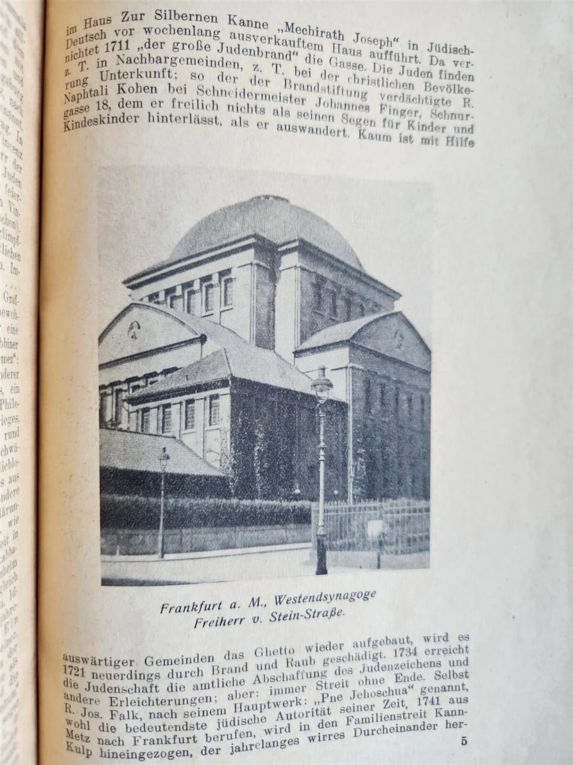 1938 JEWISH EXCURSIONS in FRANKFURT antique GERMAN Judaica ILLUSTRATED pre-WWII - 9