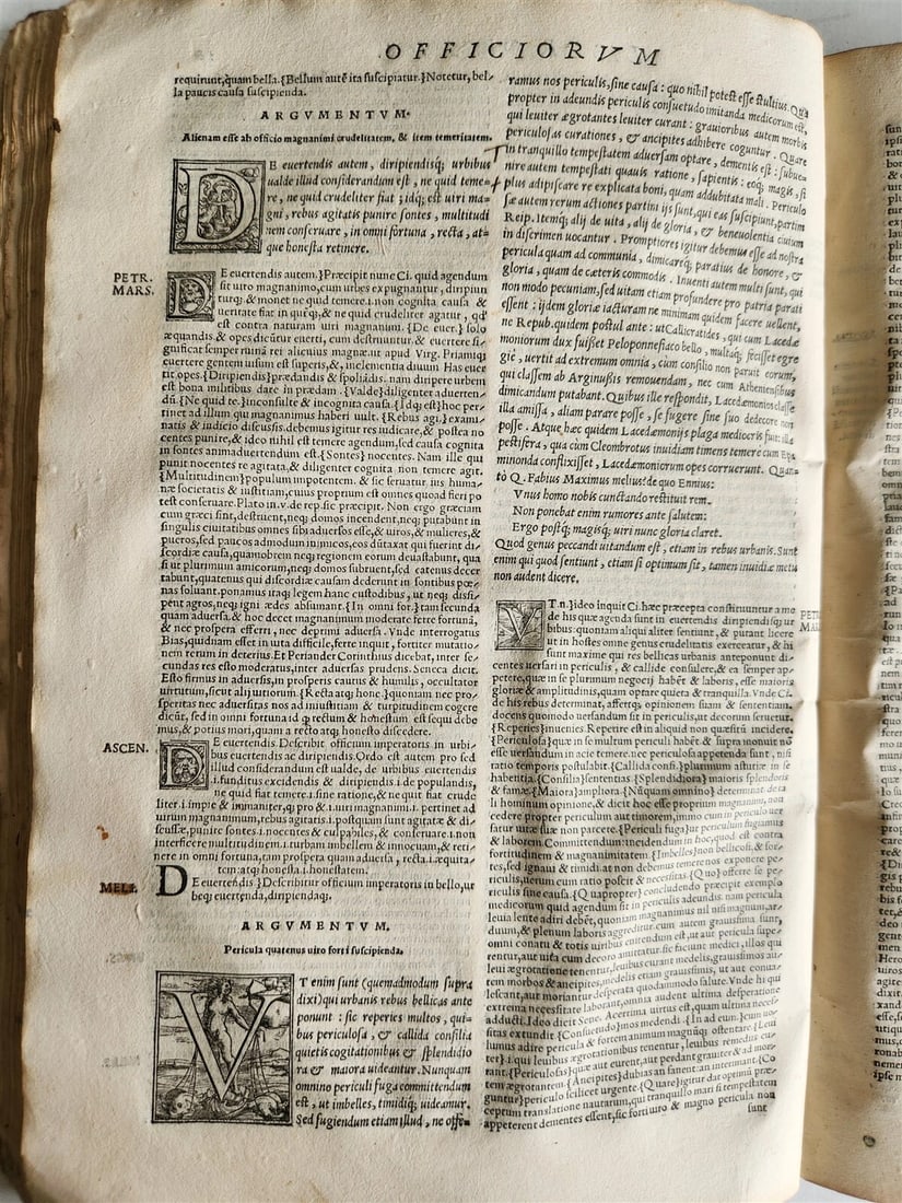 1548 ALDINE PRESS CICERO antique 16th CENTURY VELLUM BOUND FOLIO Aldus - 14