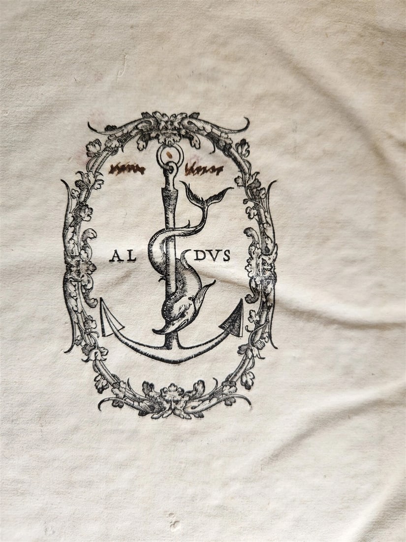 1548 ALDINE PRESS CICERO antique 16th CENTURY VELLUM BOUND FOLIO Aldus - 2