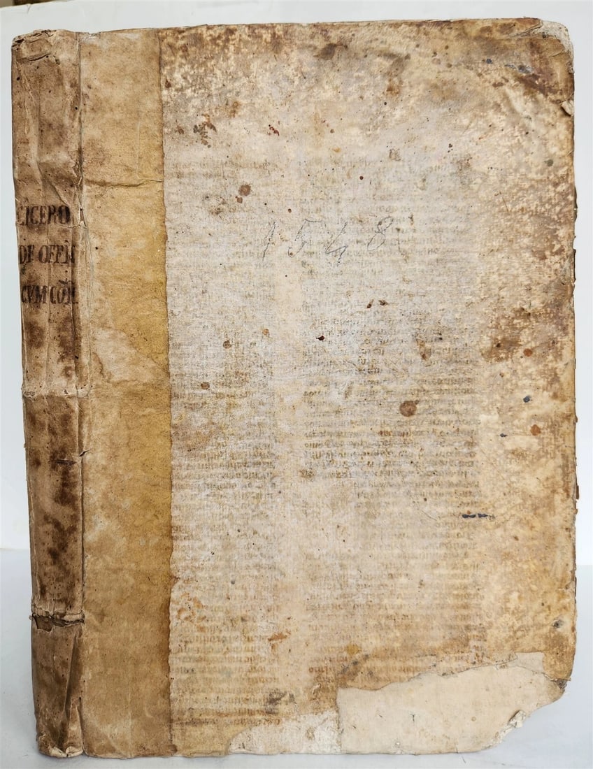 1548 ALDINE PRESS CICERO antique 16th CENTURY VELLUM BOUND FOLIO Aldus - 3