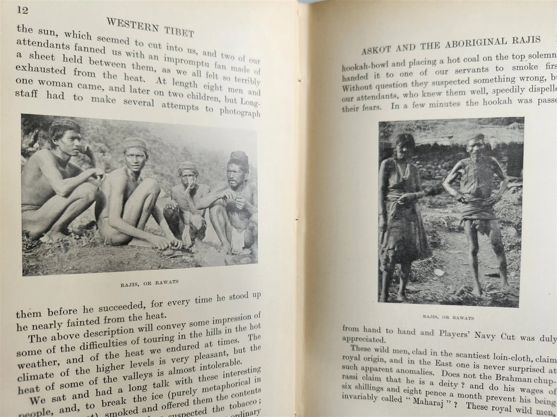 1906 WESTERN TIBET AND BRITISH BORDERLAND antique ILLUSTRATED - 11