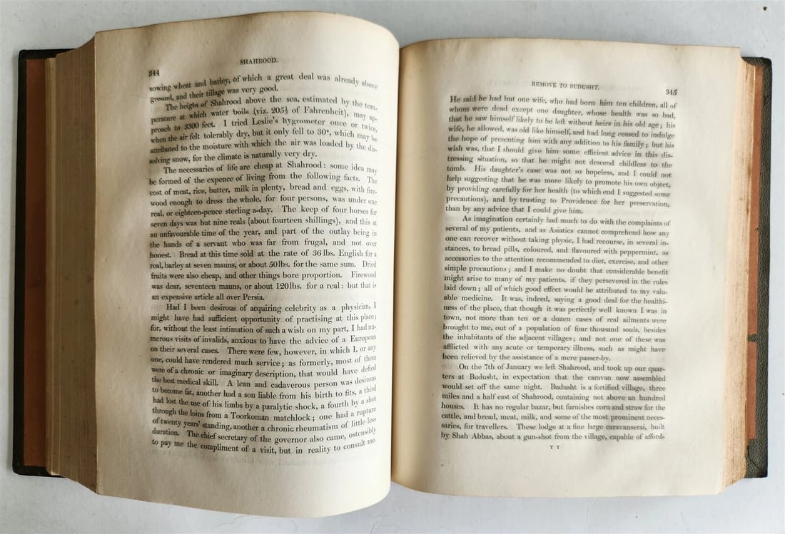 1825 NARRATIVE of a JORNEY INTO KHORSAN in the years 1821 & 1822 antique w/ MAP - 4