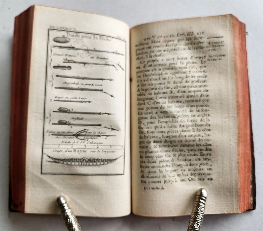 1770 HISTOIRE des VOYAGES illustrated v.73 TRAVELS to GREENLAND antique - 6