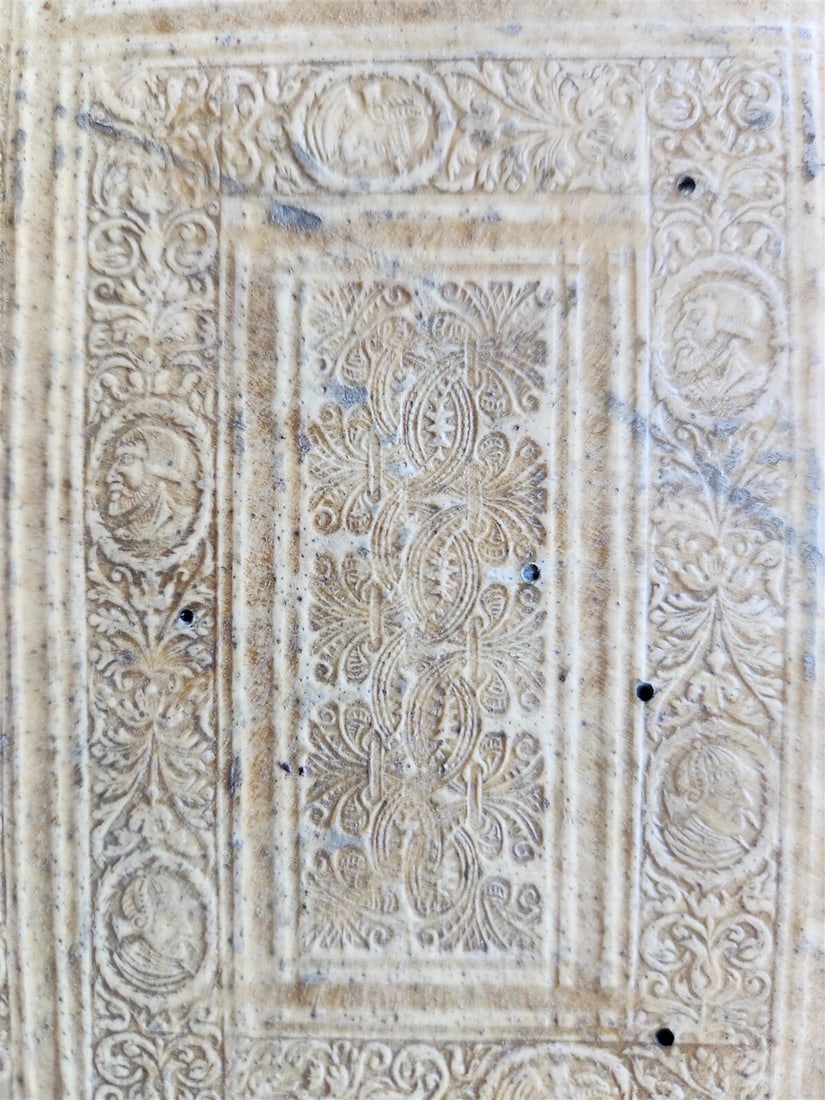 1593 DISPUTATIONES AGAINST HERETICS ROBERTI BELLARMINI antique PIGSKIN FOLIO v.3 - 5