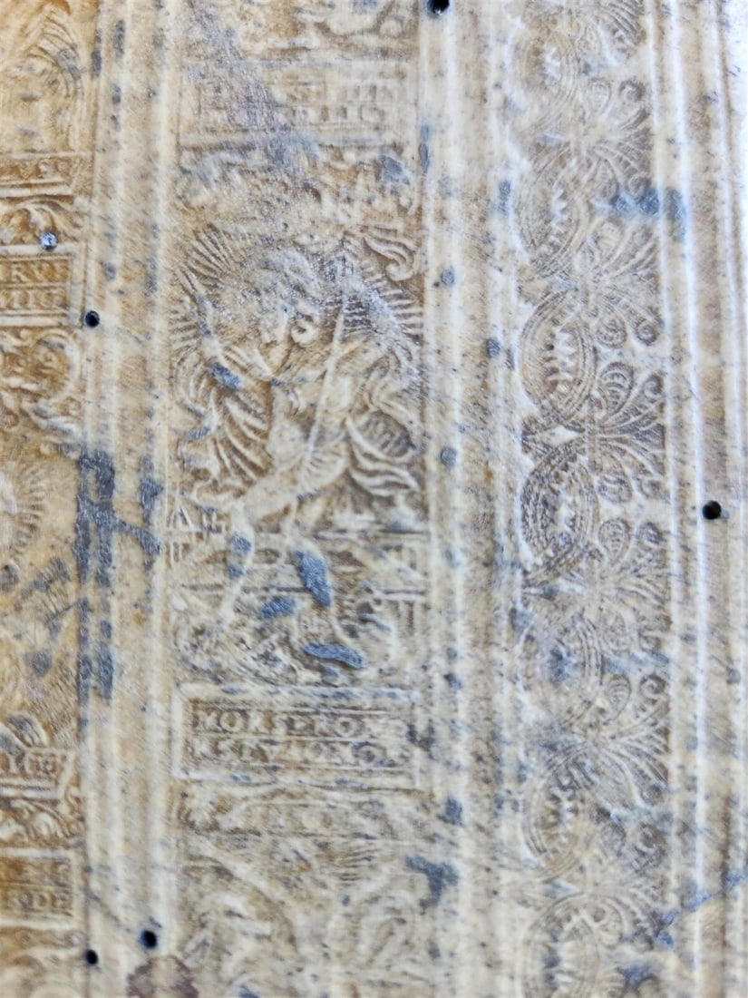 1593 DISPUTATIONES AGAINST HERETICS ROBERTI BELLARMINI antique PIGSKIN FOLIO v.3 - 7