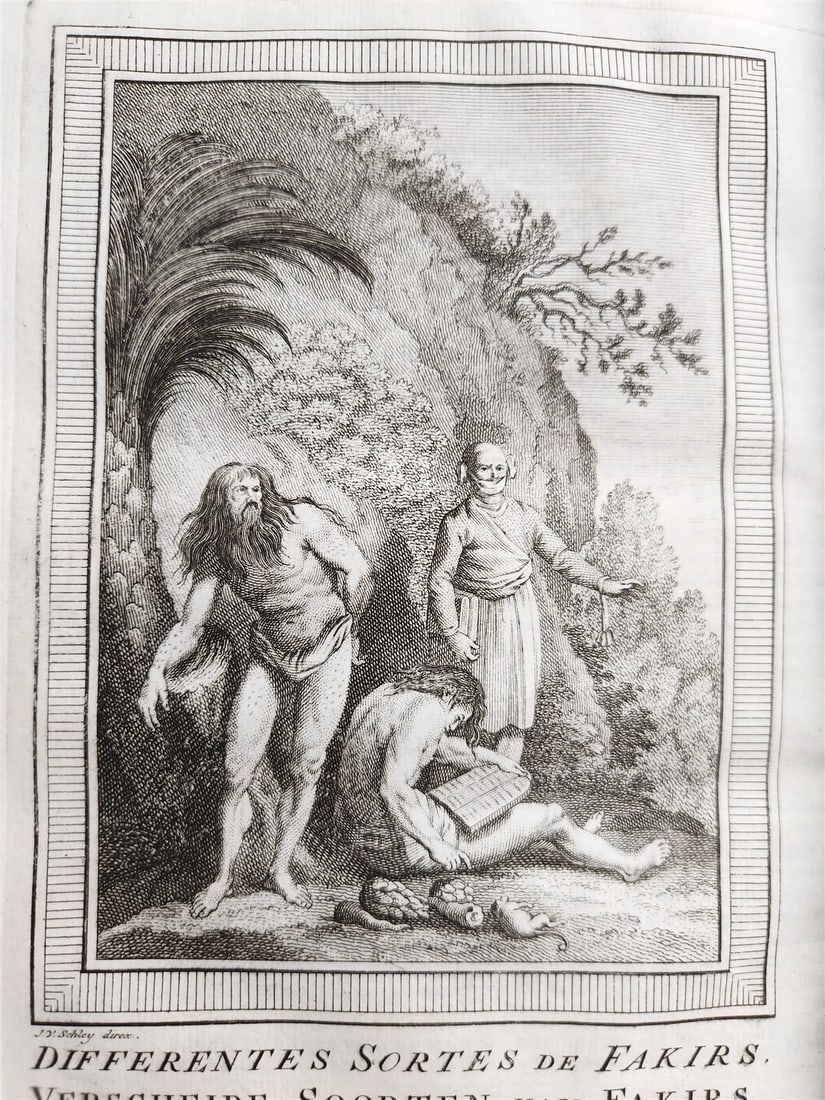 1755 TRAVELS TO INDIA antique Histoire generale des voyages vol. 13 ILLUSTRATED - 10