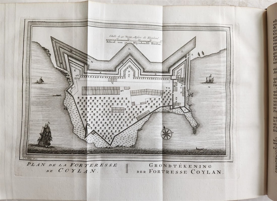 1755 TRAVELS TO INDIA antique Histoire generale des voyages vol. 13 ILLUSTRATED - 5