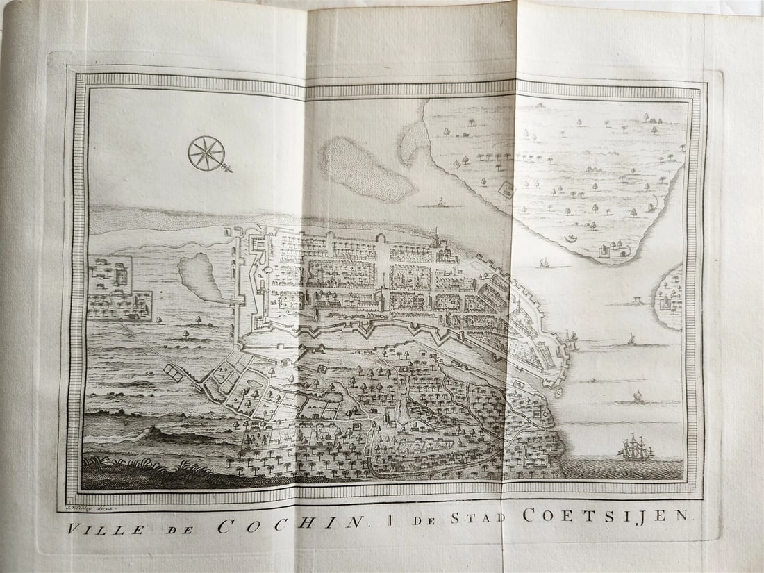 1755 TRAVELS TO INDIA antique Histoire generale des voyages vol. 13 ILLUSTRATED - 6