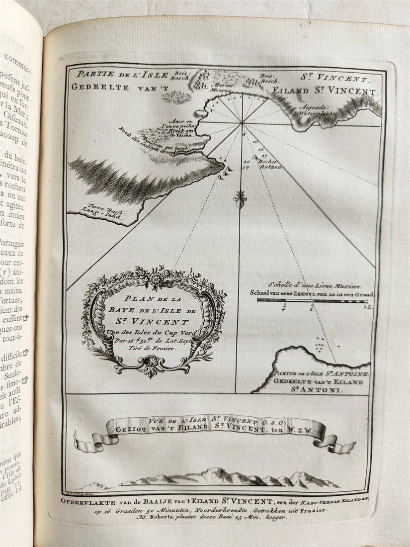 1747 TRAVELS TO AFRICA antique Histoire generale des voyages vol. 3 ILLUSTRATED - 11