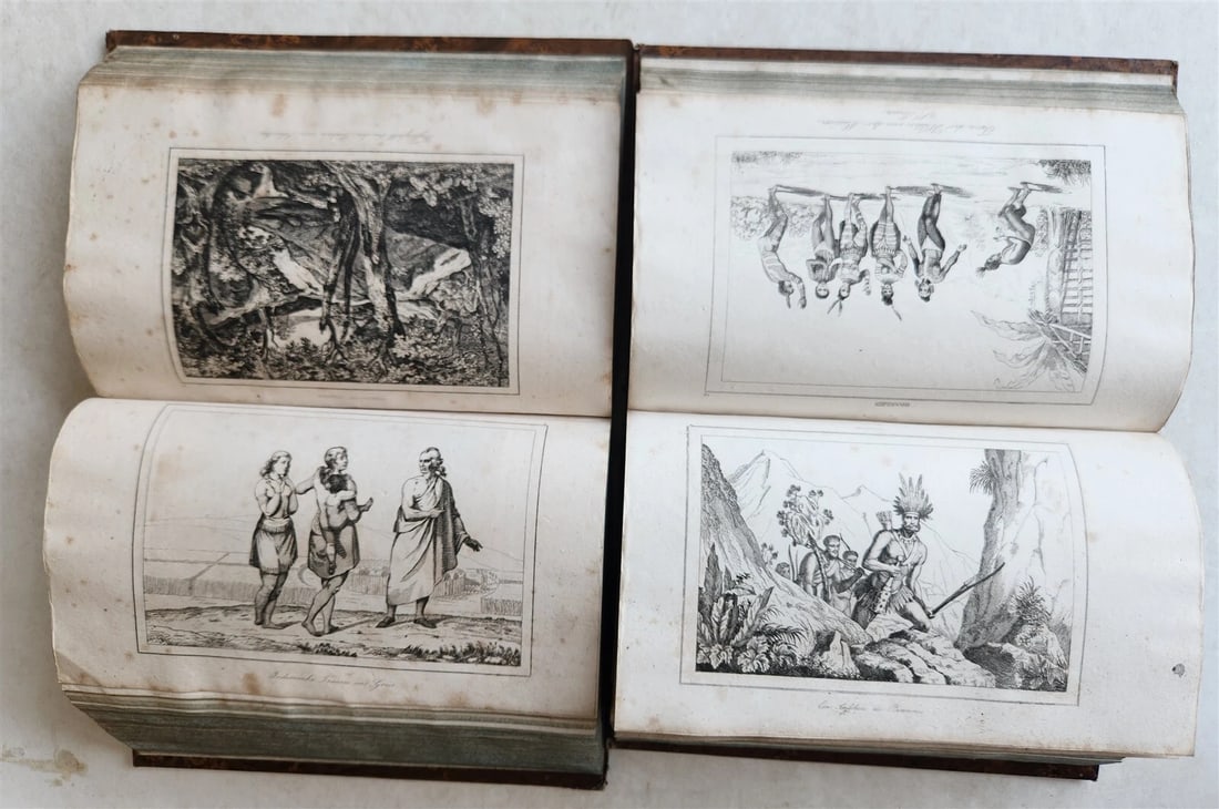 1838 ILLUSTRATED HISTORY of NORTH AMERICA Brazil Columbia & Gyana antique - 8