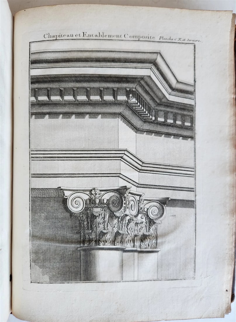 1750 TREATISE on PERPECTIVE for USE of ARTISTS antique ILLUSTRATED w/ 110 PLATES - 4