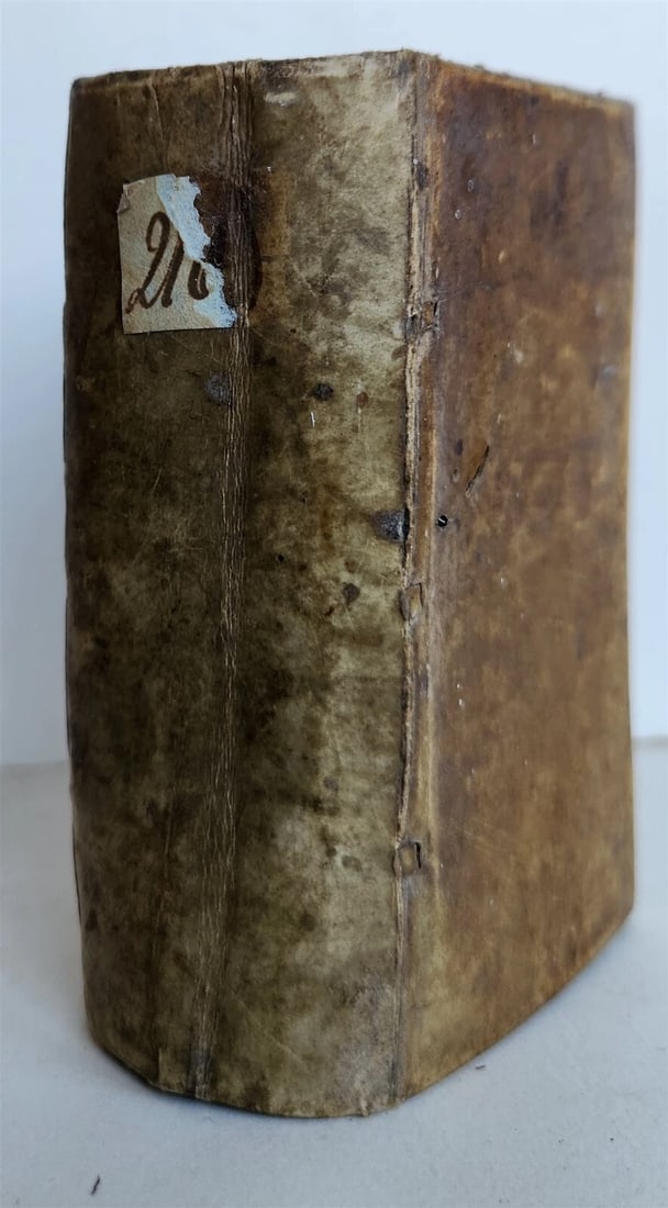 1630 PUBLII OVIDII NASONIS operum antique VELLUM BINDING - 2