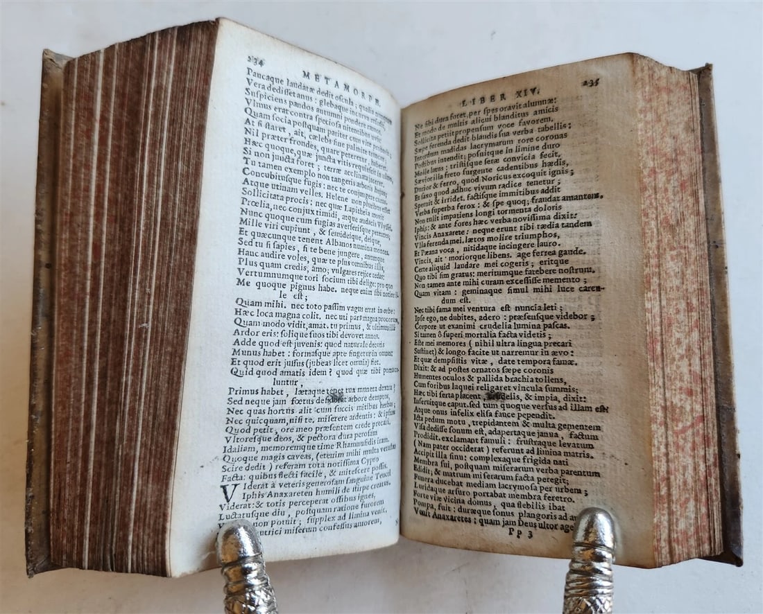 1630 PUBLII OVIDII NASONIS operum antique VELLUM BINDING - 6