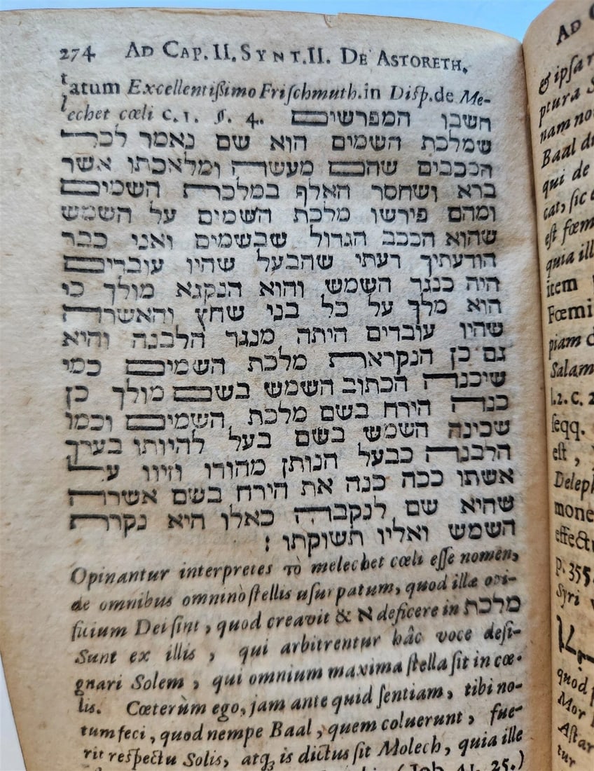 1672 ORIENTAL RELIGIONS TREATISE by JOHN SELDEN antique VELLUM BOUND - 10