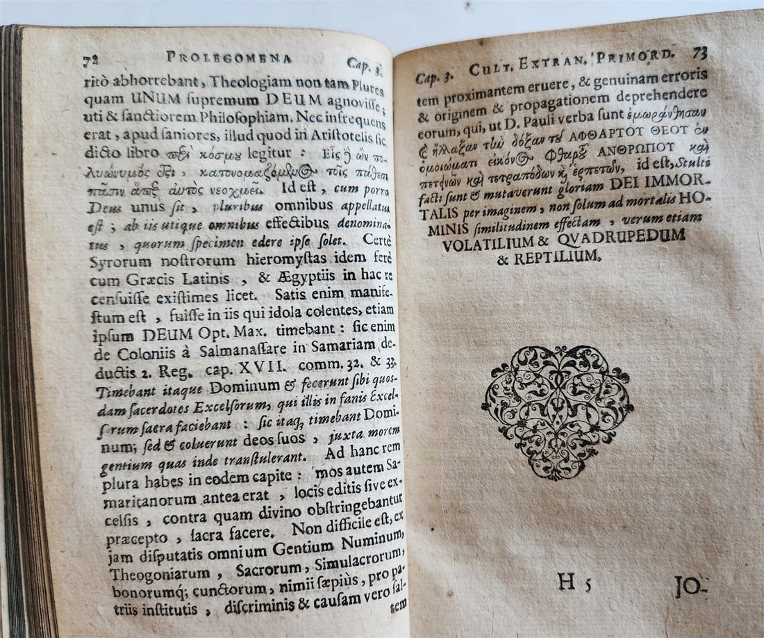 1672 ORIENTAL RELIGIONS TREATISE by JOHN SELDEN antique VELLUM BOUND - 8