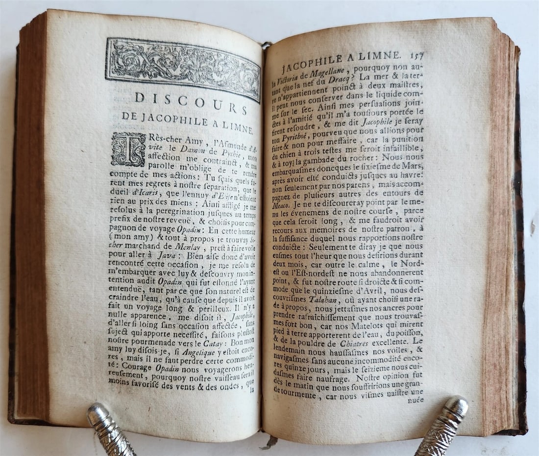 1724 DESCRIPTION DE L'ISLE DES HERMAPHTODITES antique - 4