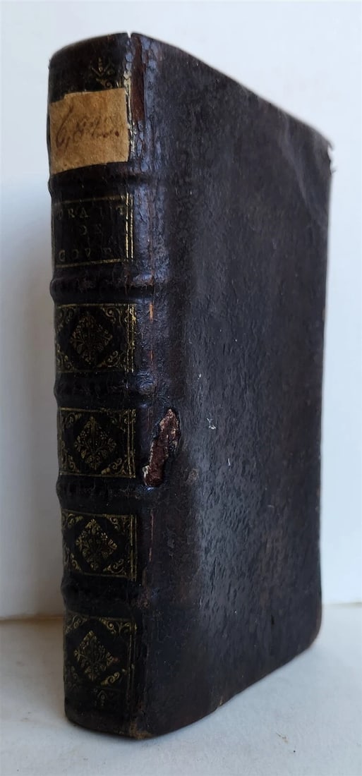 1658 TRAITE de la COUR ou INSTRUCTION des COURTISANS antique in FRENCH - 2