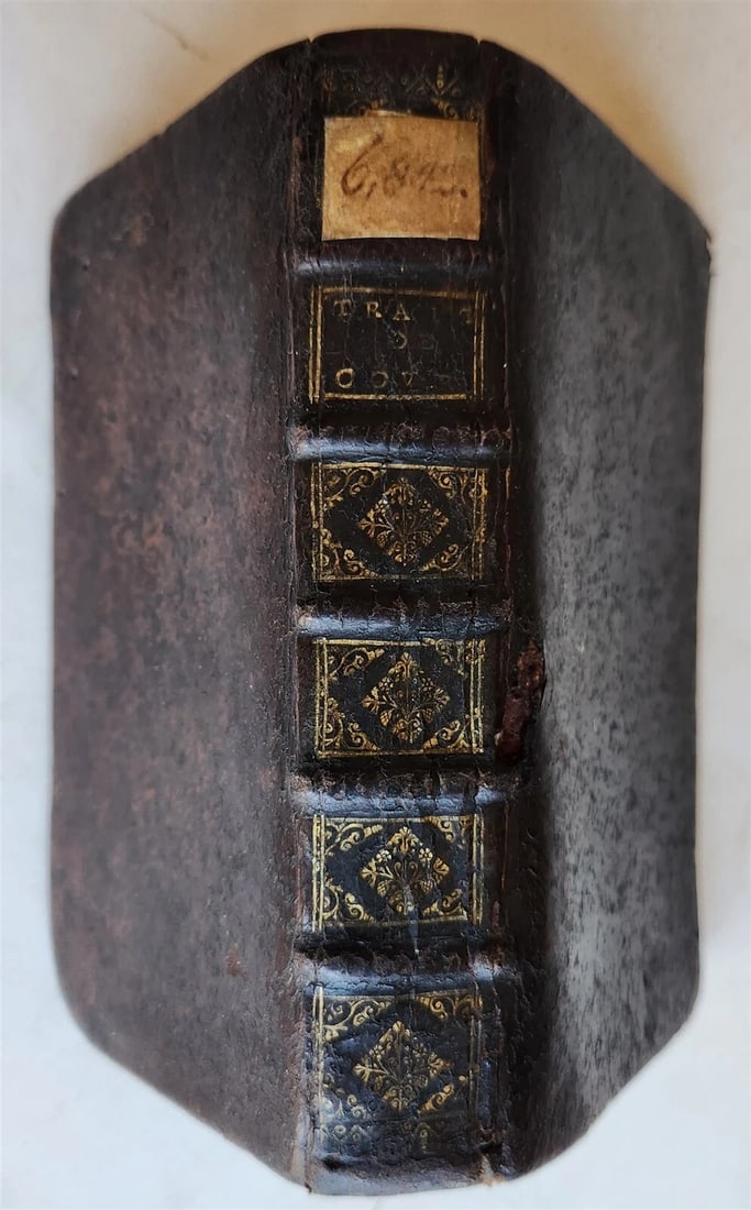 1658 TRAITE de la COUR ou INSTRUCTION des COURTISANS antique in FRENCH - 3