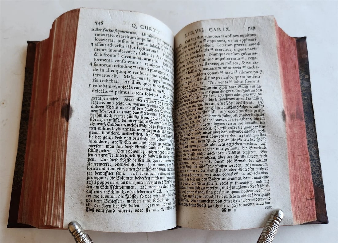 1757 LIFE of ALEXANDER THE GREAT by Curtius Rufus antique ILLUSTRATED w/ MAP - 5