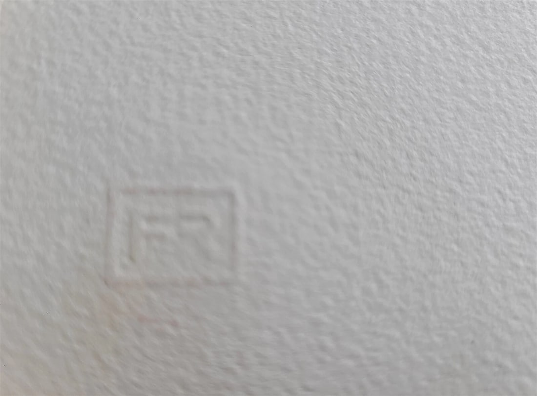 JEWISH WEDDING SIGNED VINTAGE ETCHING by IRA MOSKOWITZ Judaica - 5