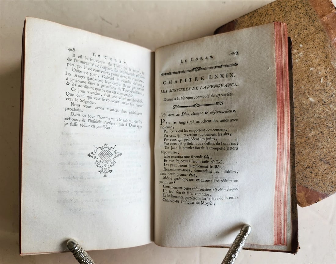 1783 KORAN in FRENCH 2 VOLUMES antique QURAN 1st EDTION by Claude-Etienne Savary - 6