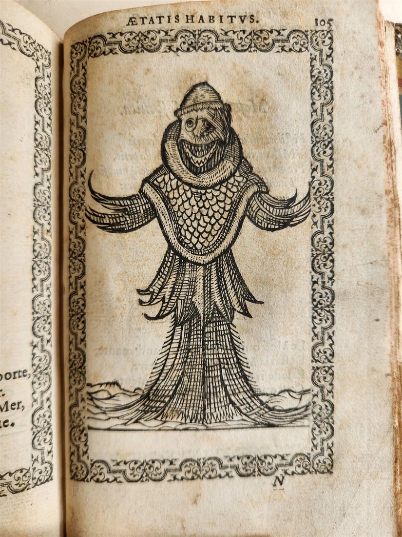 1572 FAMOUS COSTUME WORK Jacobi Sluperii antique ILLUSTRATED w/119 WOODCUTS RARE - 12