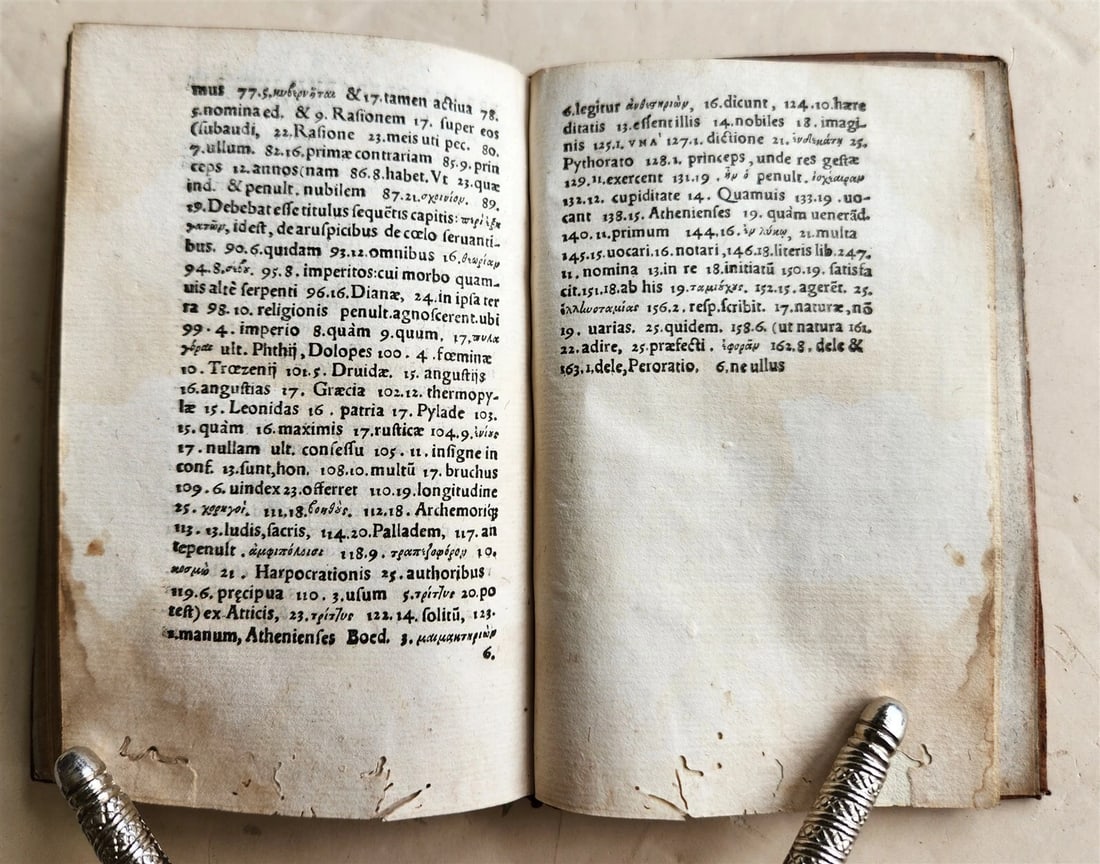 1551 ATHENIAN MAGISTRATES GREEK & ROMAN HISTORY by Guillaume POSTEL antique - 6