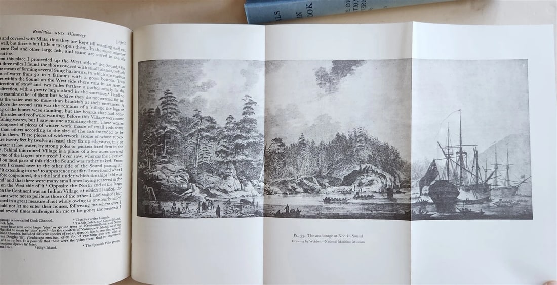 1967-74 JOURNALS of CAPTAIN JAMES COOK on HIS VOYAGES of DISCOVERY antique 5 VOL - 5