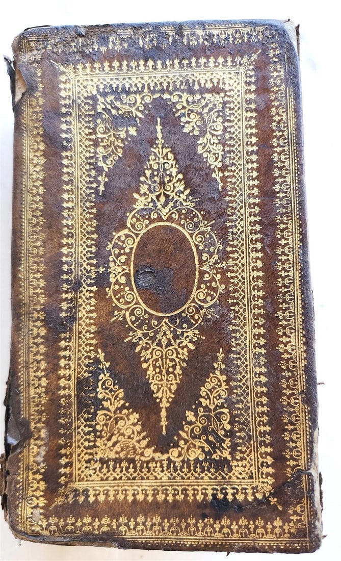 1623 French neo-skepticism by PIERRE CHARRON antique DECORATIVE BINDING - 5