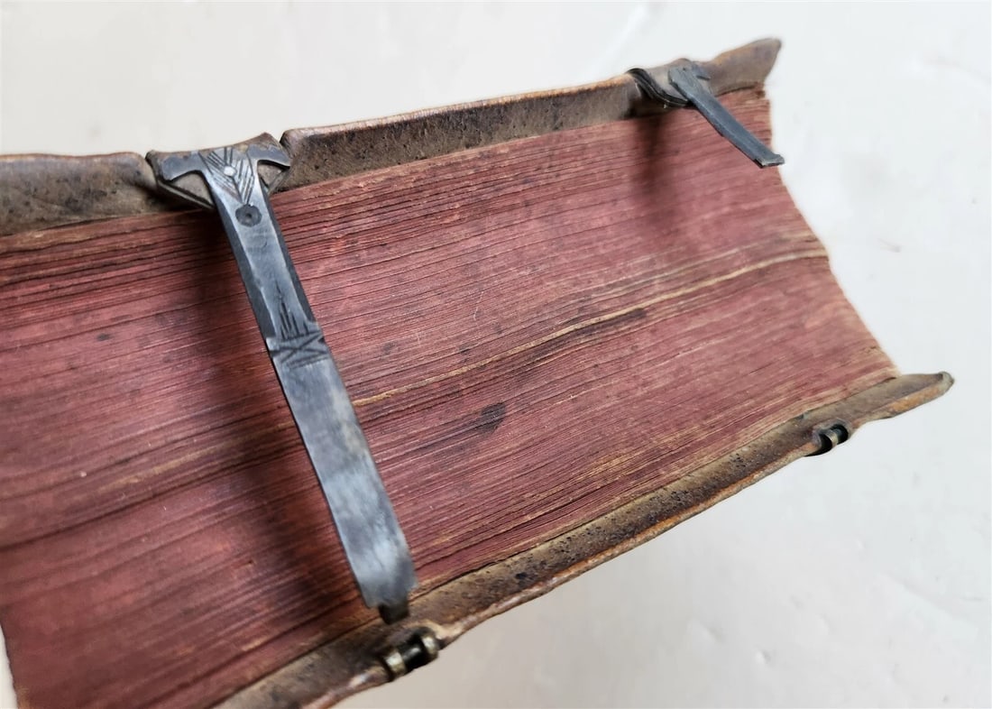 1582 Loci communes similium et dissimilium antique PIGSKIN BINDING 16th CENTURY - 12