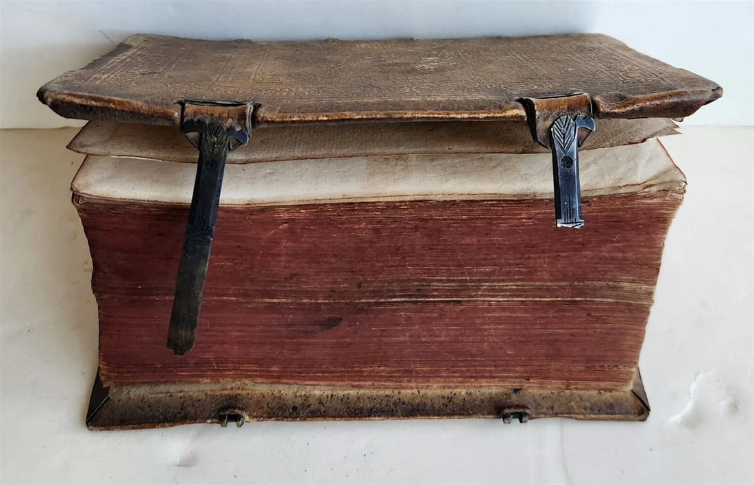 1582 Loci communes similium et dissimilium antique PIGSKIN BINDING 16th CENTURY - 3