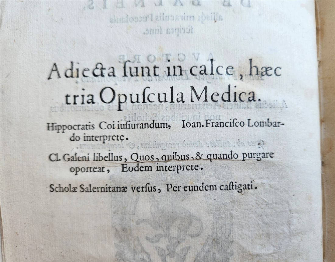 1566 Baths & other wonders of Puteoli by Lombardi antique - 10