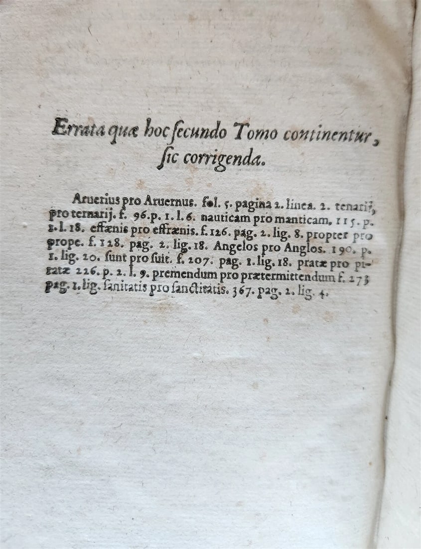 1604 SERMONS of Maurice Hylaret antique PIGSKIN BINDING UNICORN TITLEPIECE - 12