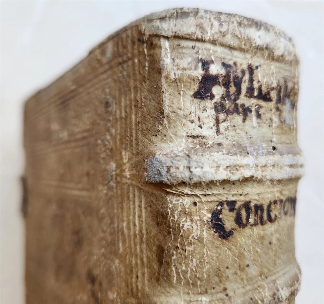 1604 SERMONS of Maurice Hylaret antique PIGSKIN BINDING UNICORN TITLEPIECE - 14