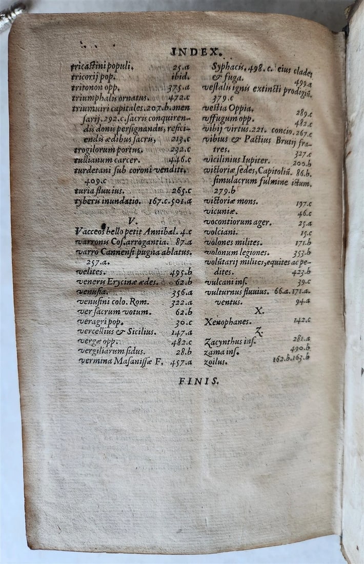 1568 ROMAN HISTORY by LIVY in LATIN antique PIGSKIN BINDING 16th CENTURY - 10