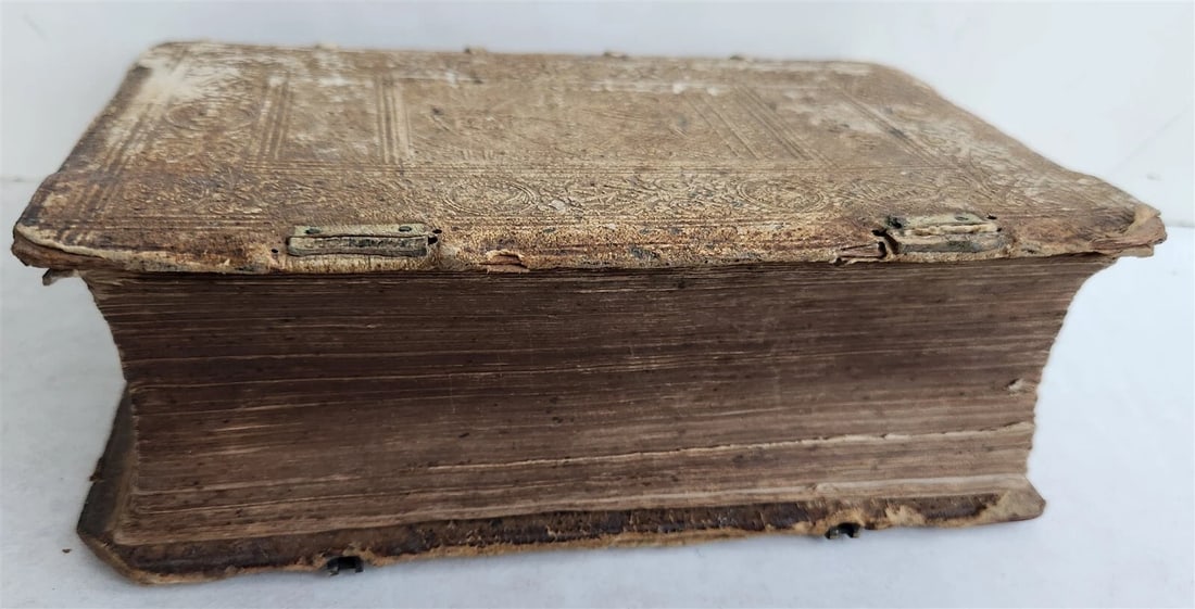 1568 ROMAN HISTORY by LIVY in LATIN antique PIGSKIN BINDING 16th CENTURY - 11