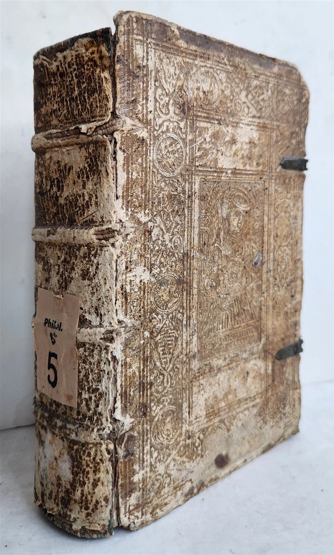 1568 ROMAN HISTORY by LIVY in LATIN antique PIGSKIN BINDING 16th CENTURY - 2