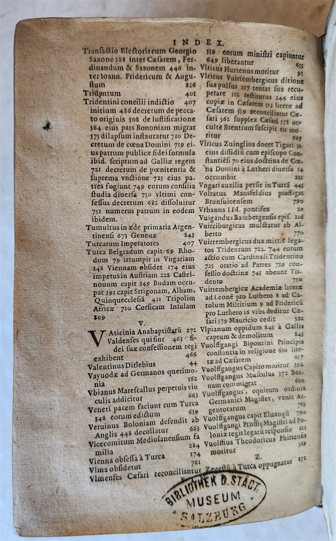 1558 HISTORY of REFORMATION by Johannes Sleidanus antique VELLUM BINDING - 8