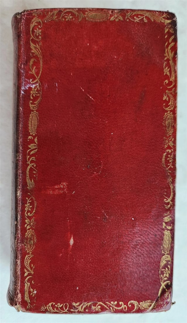 1655 BIBLE in ENGLISH antique LONDON John Field RED MOROCCO BINDING - 2